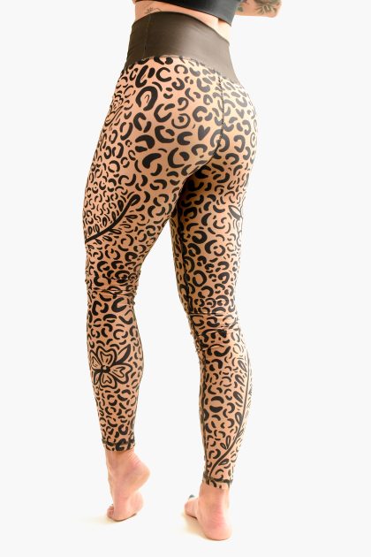 Legginsy z wysokim stanem - pantera.ART <em> (by Debora Sass) </em>