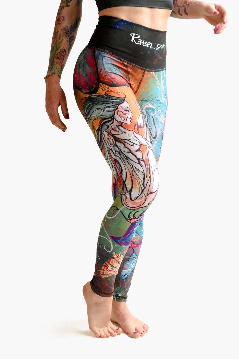 Legginsy z wysokim stanem - LUMEN <em> (by Dancink Needles) </em> - obrazek 8