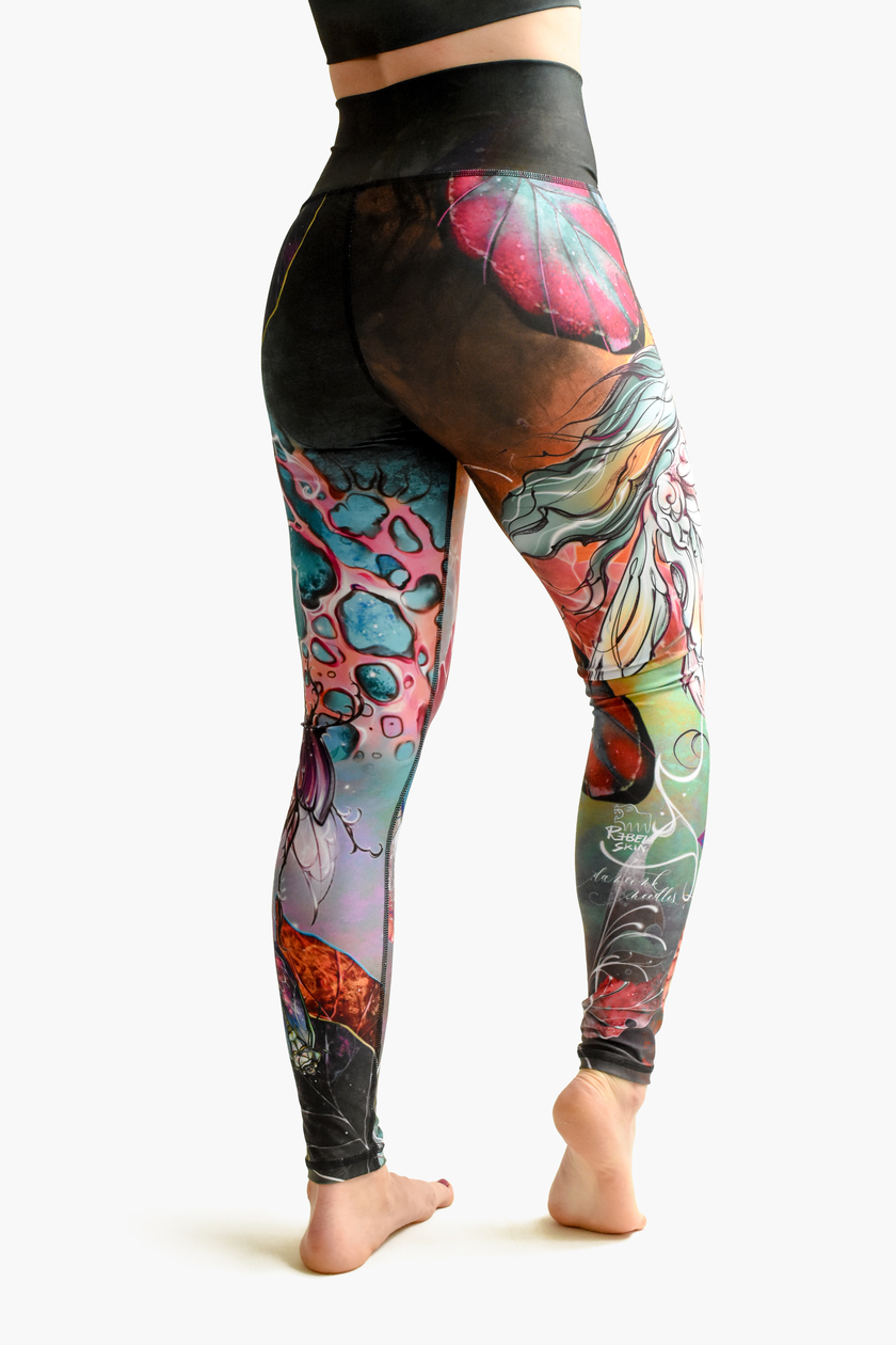 Damskie legginsy z wysokim stanem 'LUMEN' by Dancink Needles