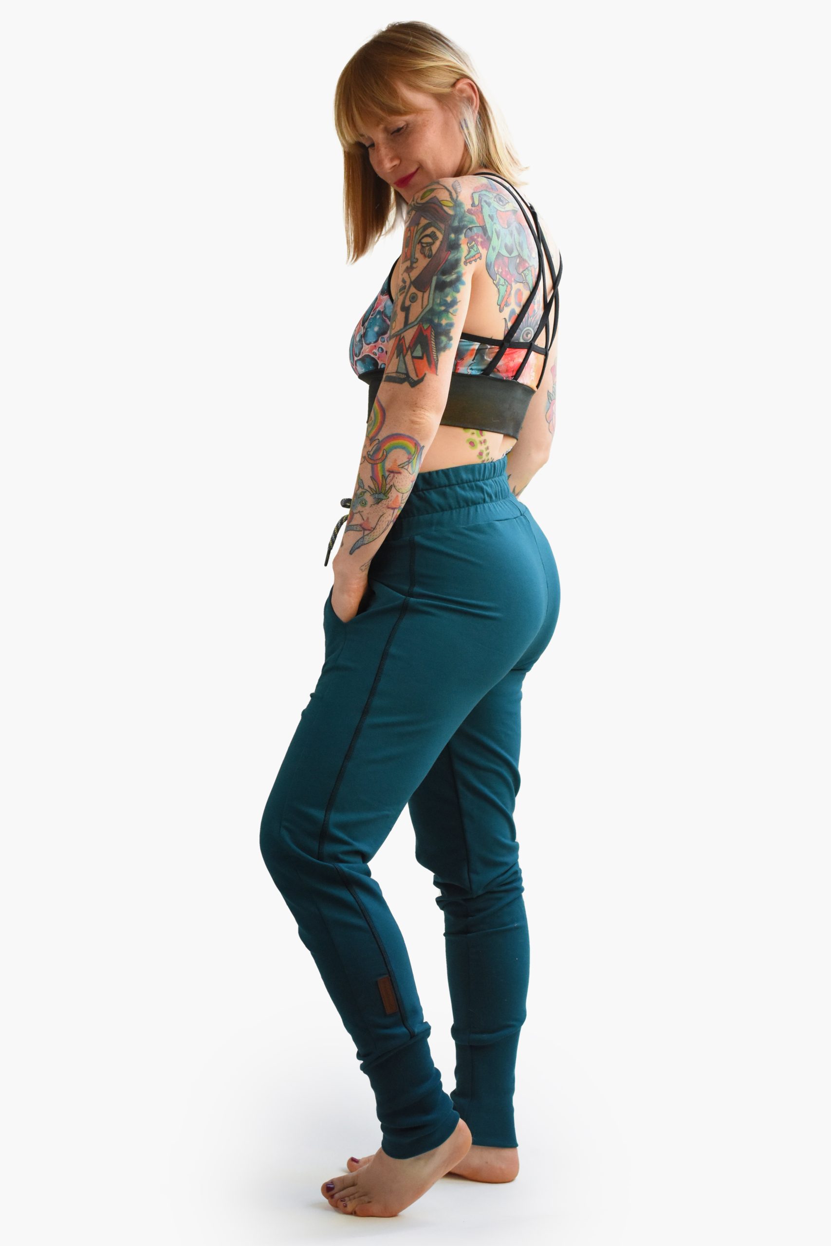 High-waisted sweatpants grey (Kopia) - Image 3