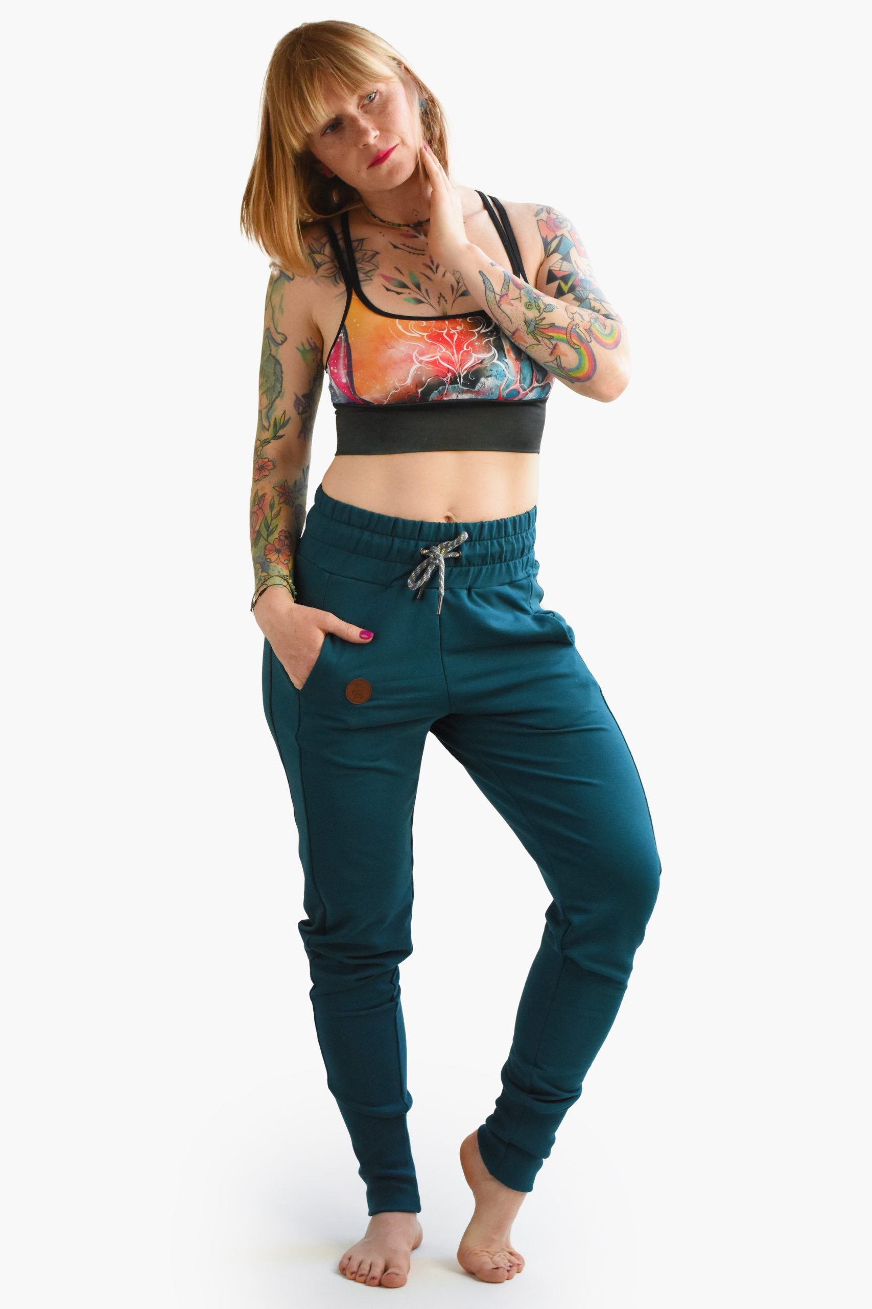 High-waisted sweatpants grey (Kopia) - Image 4