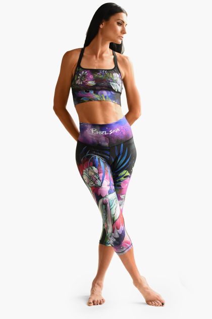 Legginsy ¾ - PASSIFLORA <em>(by Dancink Needles) </em>